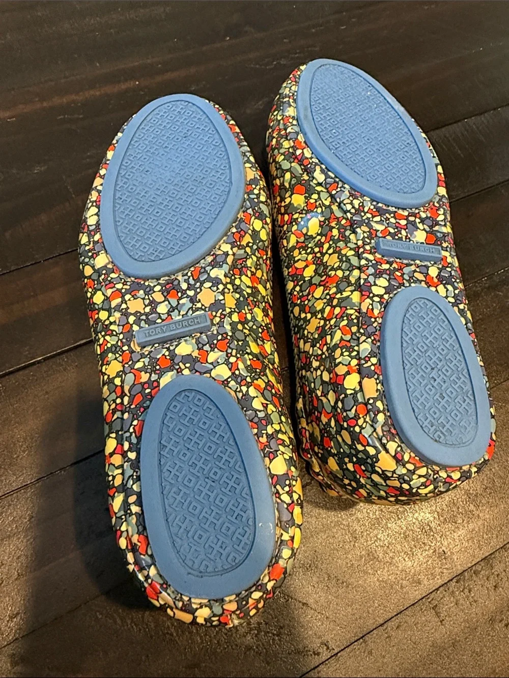 Tory Burch Minnie Travel Confetti Ballet Flats Size 5.5